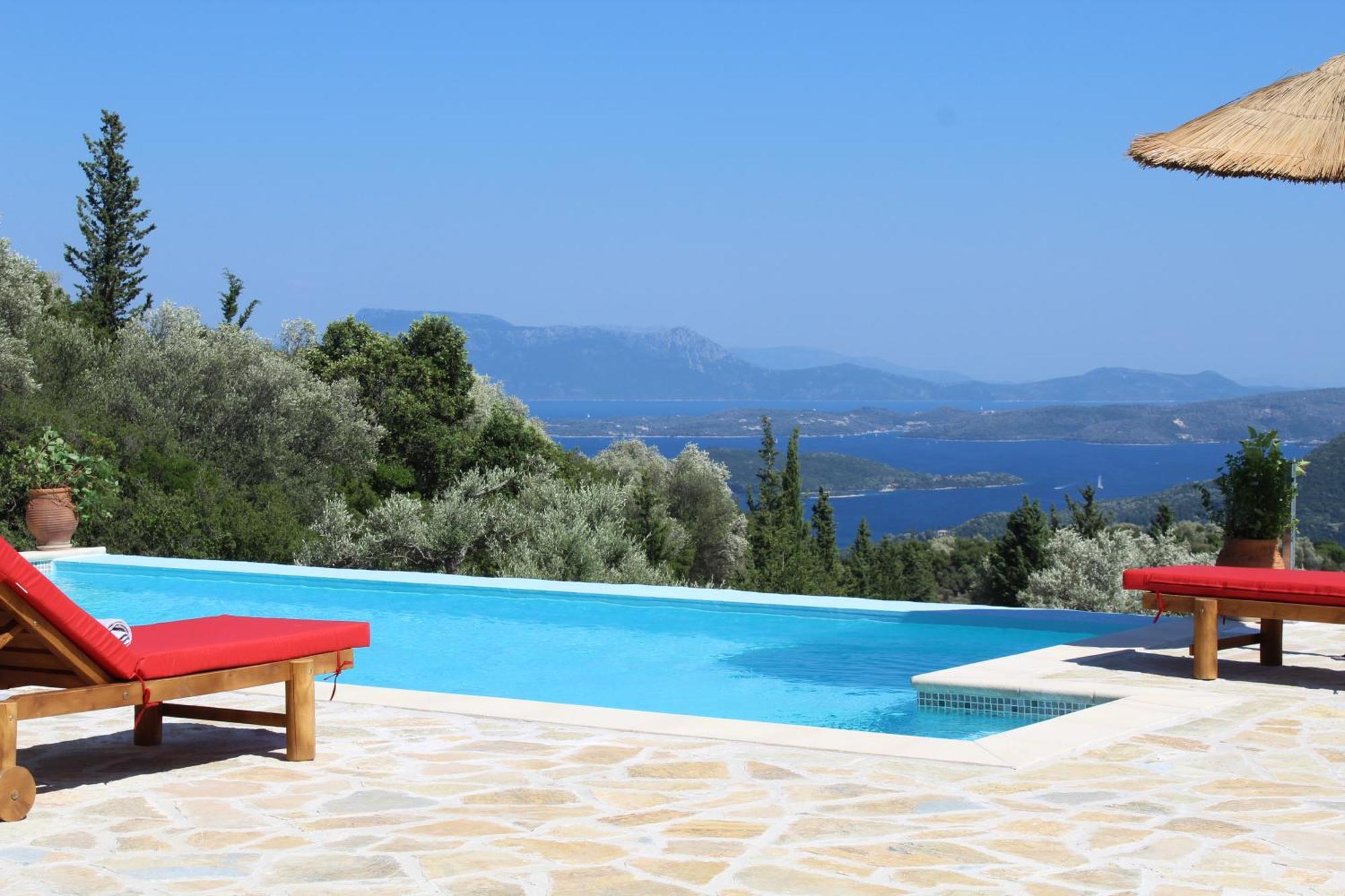 Villa Maura-Lefkada ニドリ エクステリア 写真